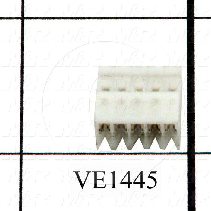 Connector, HARAX, Female Socket, 5-Contact, TWISTLOCK Terminal, 5.08MM, 400VAC, 15A