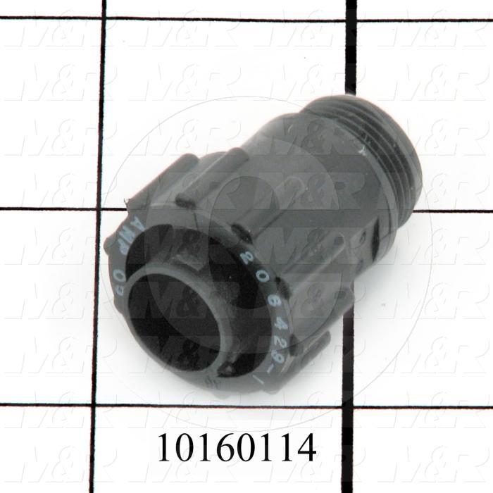 Connector, HARAX, Male, 4-Pin, TWISTLOCK Terminal, 5.08MM, 400VAC, 15A