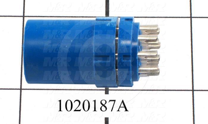 Connector, HARAX, Receptacle, 10-Pin, TWISTLOCK Terminal, 5.08MM, 400VAC, 15A