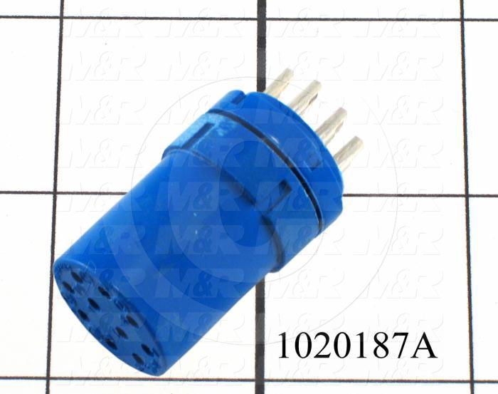 Connector, HARAX, Receptacle, 10-Pin, TWISTLOCK Terminal, 5.08MM, 400VAC, 15A
