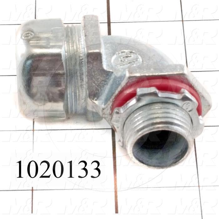 Connector, Liquid Tight 90 Degree, TWISTLOCK Terminal, 1/2"