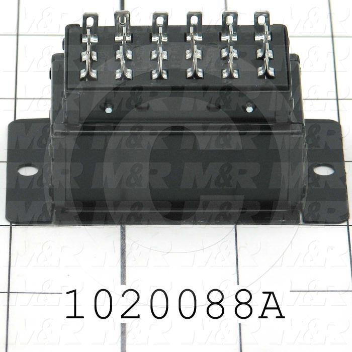 Connector, Panel Mount, 18-Socket, TWISTLOCK Terminal, 5.08MM, 400VAC, 15A