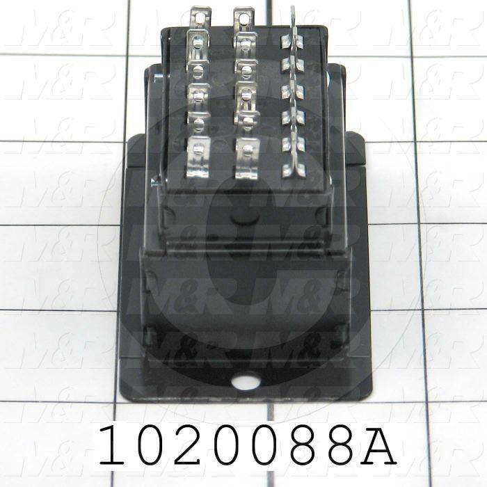 Connector, Panel Mount, 18-Socket, TWISTLOCK Terminal, 5.08MM, 400VAC, 15A