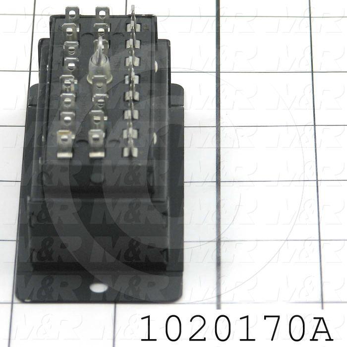 Connector, Panel Mount, Female, 24-Pin, TWISTLOCK Terminal, 5.08MM, 400VAC, 15A