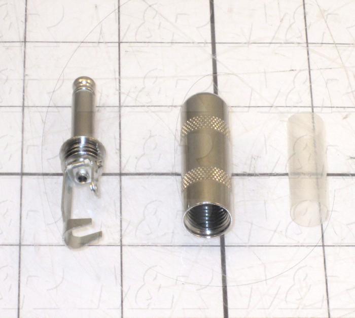 Connector, Phone Plug, Male, 2 poles, Screw Terminal