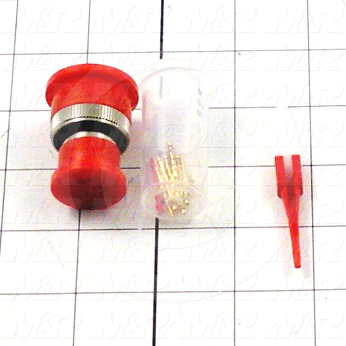 Connector, Plug, 10-Pin, TWISTLOCK Terminal, 5.08MM, 400VAC, 15A, COM 1 to COM 2 PRO-FACE