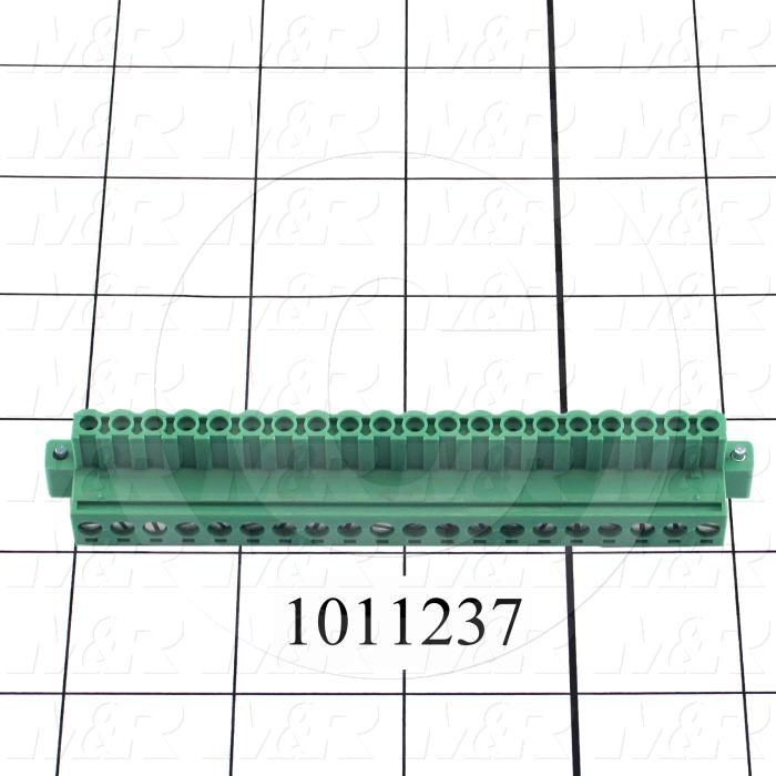 Connector, Plug, Female, 20-Contact, TWISTLOCK Terminal, 5.08MM, 250V, 12A