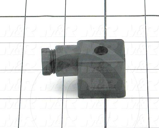 Connector, Plug, Female, TWISTLOCK Terminal, 5.08MM, 400VAC, 15A, For Mac Valve, Big, Black, With Screw