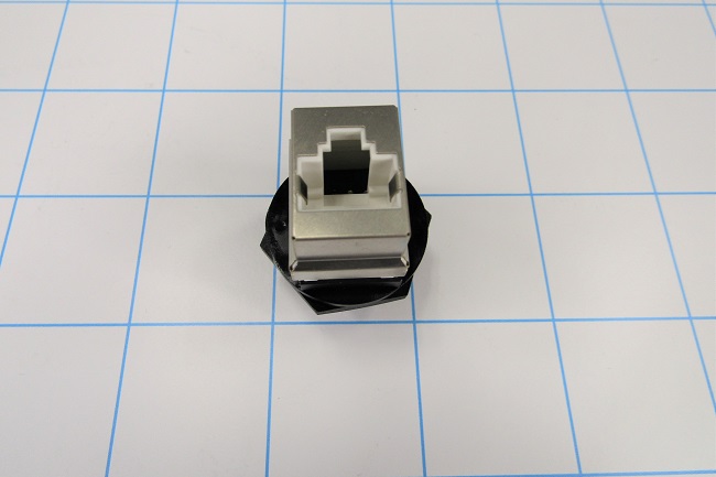 Connector, RJ45, Female/Female, Panel Mount Terminal