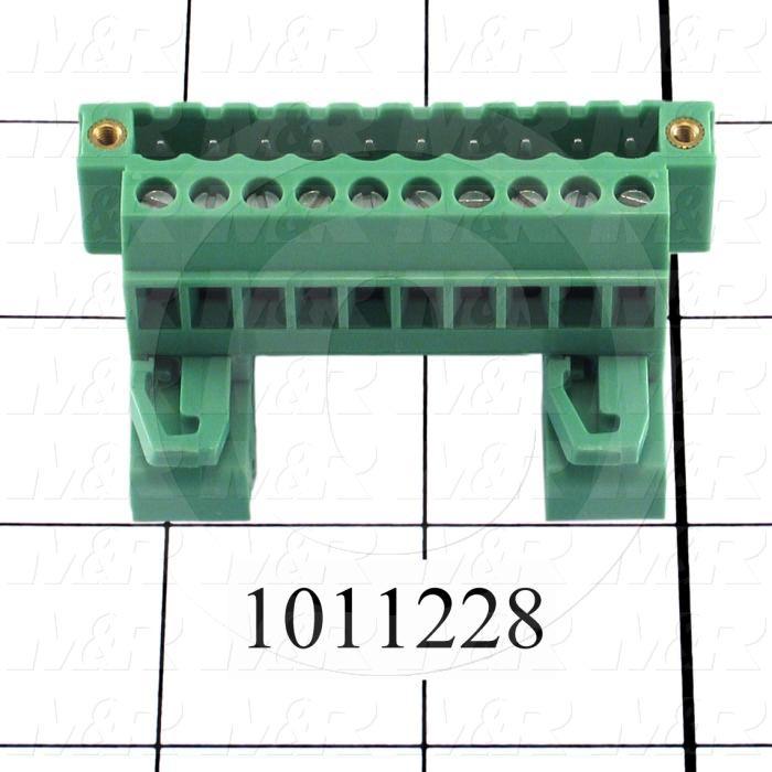 Connector, Socket, Male, 10-Pin, TWISTLOCK Terminal, 5.08MM, 250V, 12A