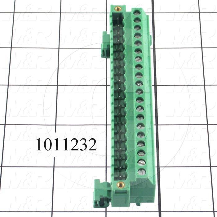 Connector, Socket, Male, 20-Pin, TWISTLOCK Terminal, 5.08MM, 250V, 12A