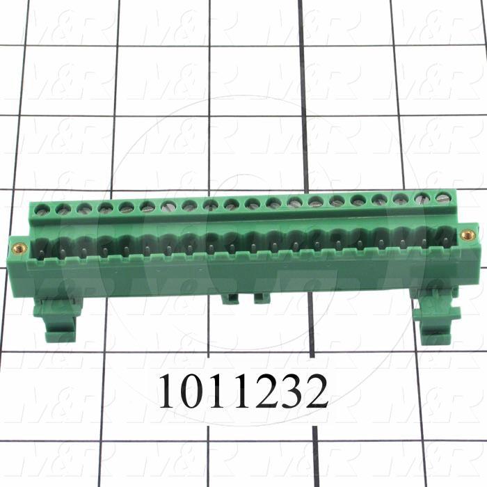 Connector, Socket, Male, 20-Pin, TWISTLOCK Terminal, 5.08MM, 250V, 12A