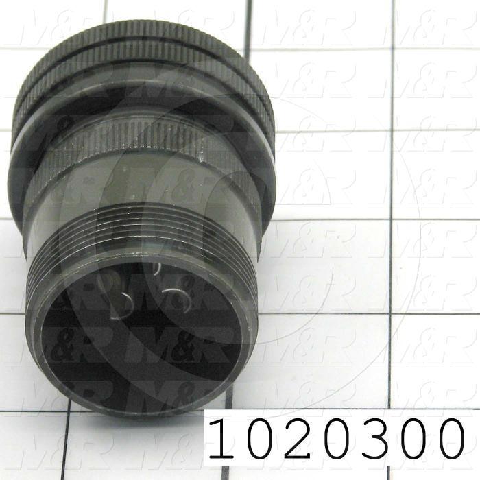 Connector, Straight Plug, Female, 7-Socket, TWISTLOCK Terminal, 5.08MM