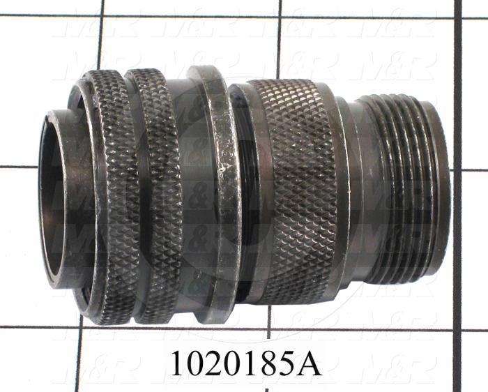 Connector, Straight Plug, Male, 10-Pin, TWISTLOCK Terminal, 5.08MM