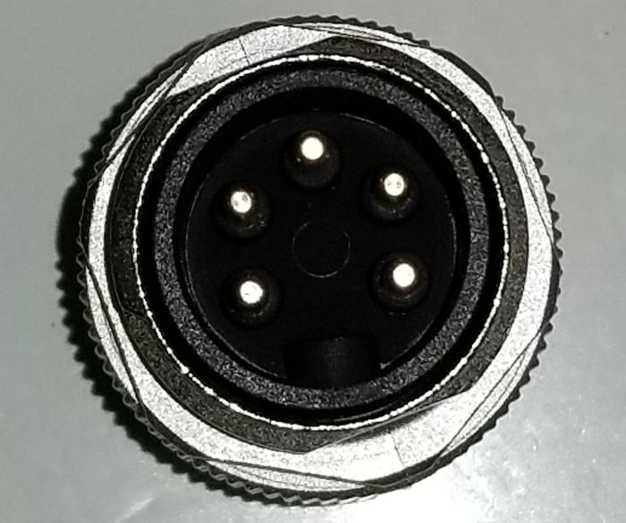 Connector, Straight Plug, Male, 5-Pin, TWISTLOCK Terminal, 5.08MM, 250V, 9A