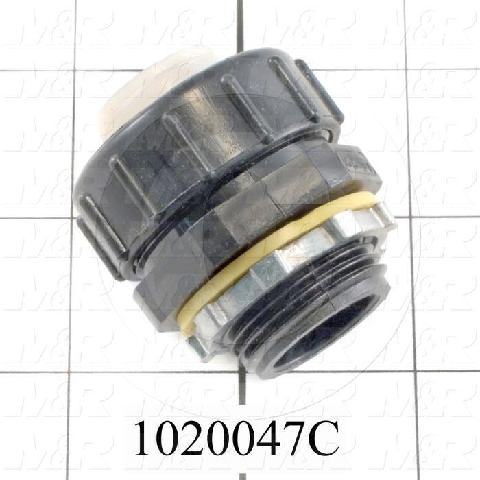 Connector, Straight, TWISTLOCK Terminal, 3/8", 1/2"NPT, 400VAC, 15A