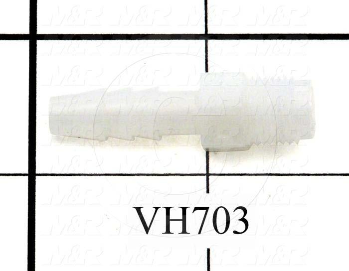 Connectors & Multi-connectors, Straight Type, 1/8" Port In, 1/4 Port Out