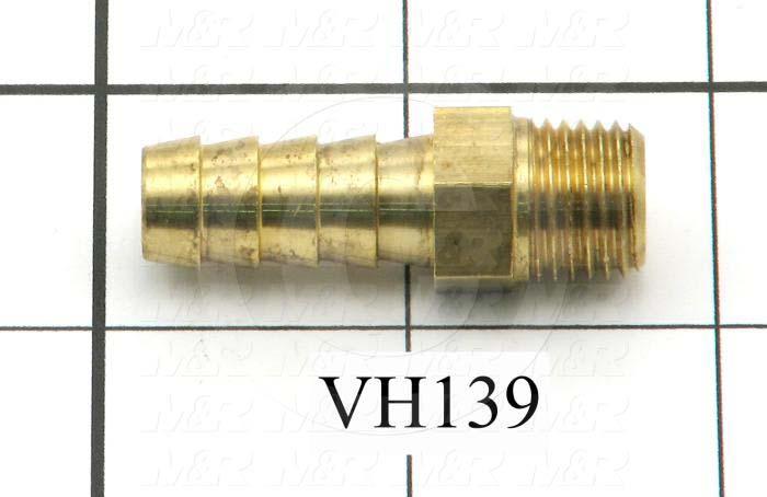 Connectors & Multi-connectors, Straight Type, 3/8" Port In, 1 Quantity In, 1/4"NPT Port Out, 1 Quantity Out