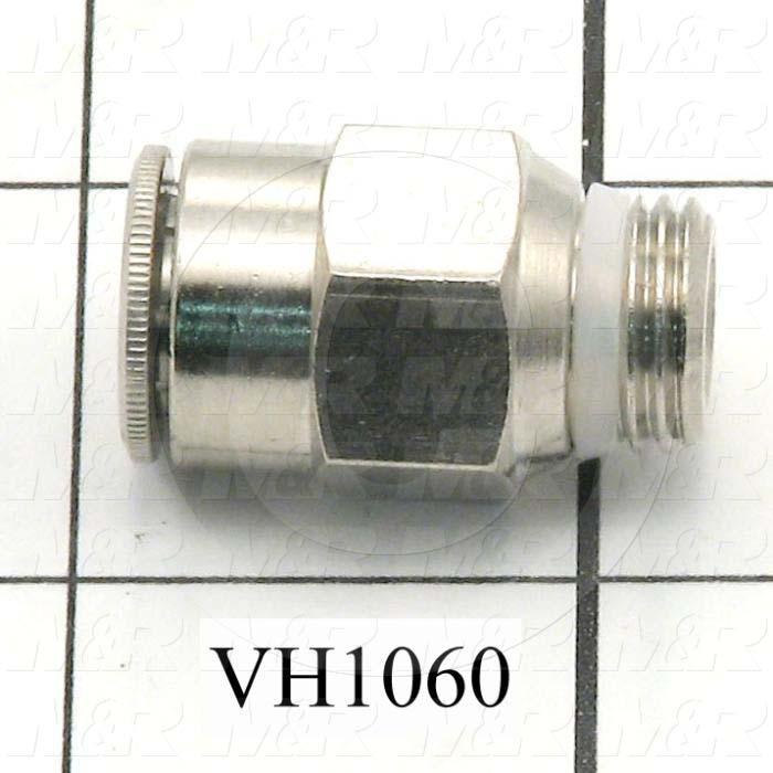 Connectors & Multi-connectors, Straight Type, 3/8" Port In, 1 Quantity In, 1/8"NPT Port Out, 1 Quantity Out