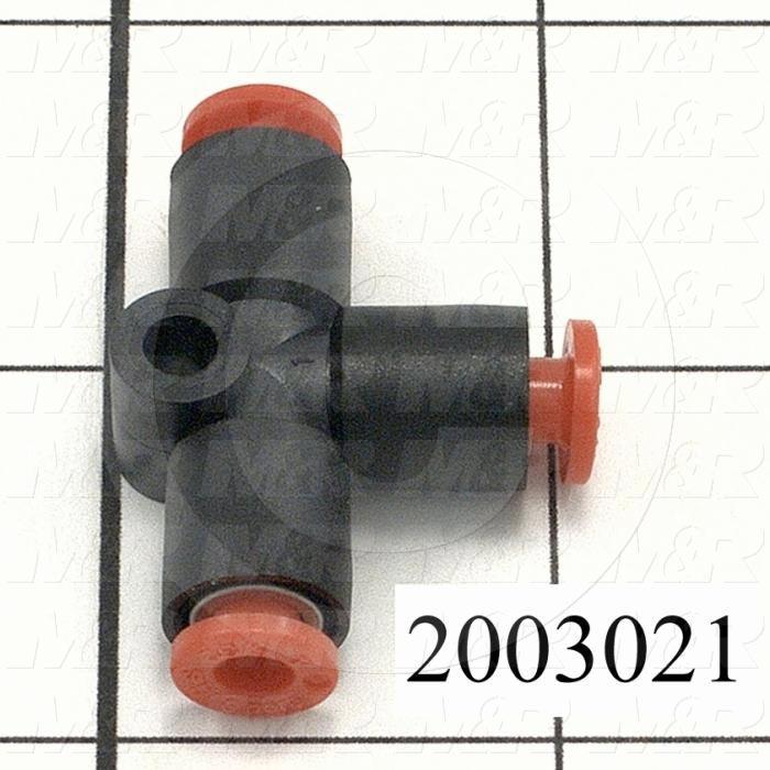 Connectors & Multi-connectors, Tee Union Type, 5/32" Port In, 5/32 Port Out