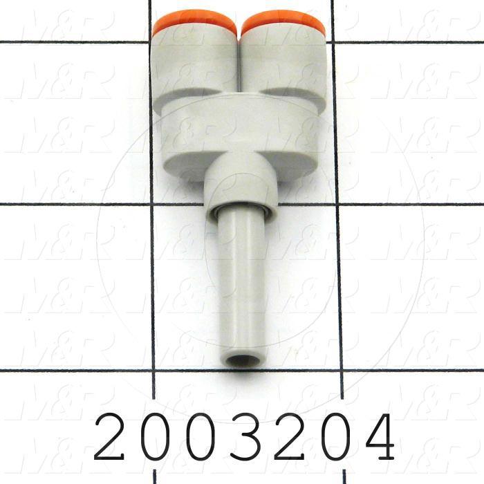Connectors & Multi-connectors, Y Plug-In Type, 1/4" Port In