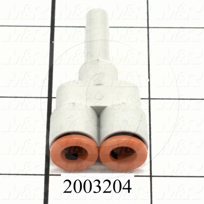 Connectors & Multi-connectors, Y Plug-In Type, 1/4" Port In