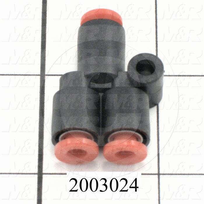 Connectors & Multi-connectors, Y Union Type, 5/32" Port In, 5/32 Port Out