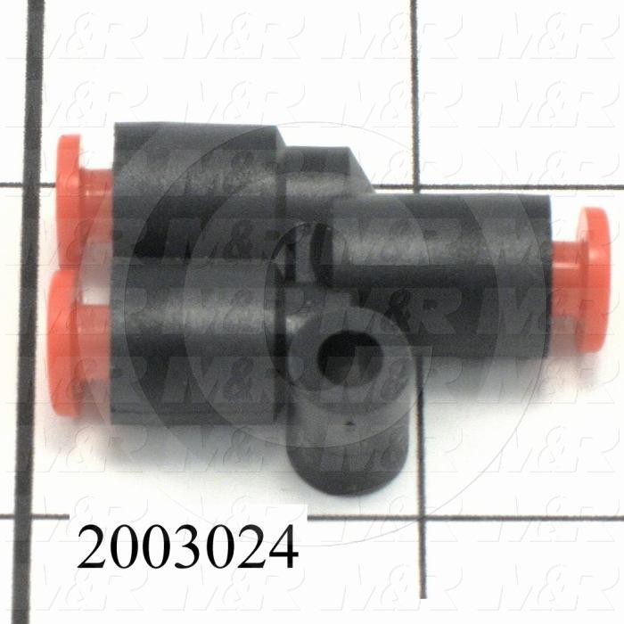 Connectors & Multi-connectors, Y Union Type, 5/32" Port In, 5/32 Port Out