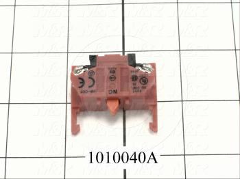 Contact Block, 1 NC, Fingersafe Terminals