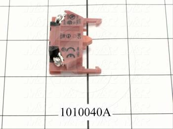 Contact Block, 1 NC, Fingersafe Terminals