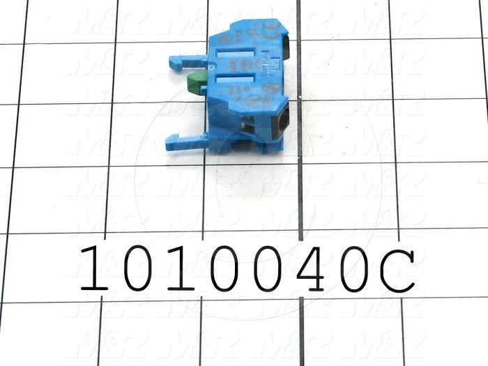 Contact Block, 1 NO, Fingersafe Terminals