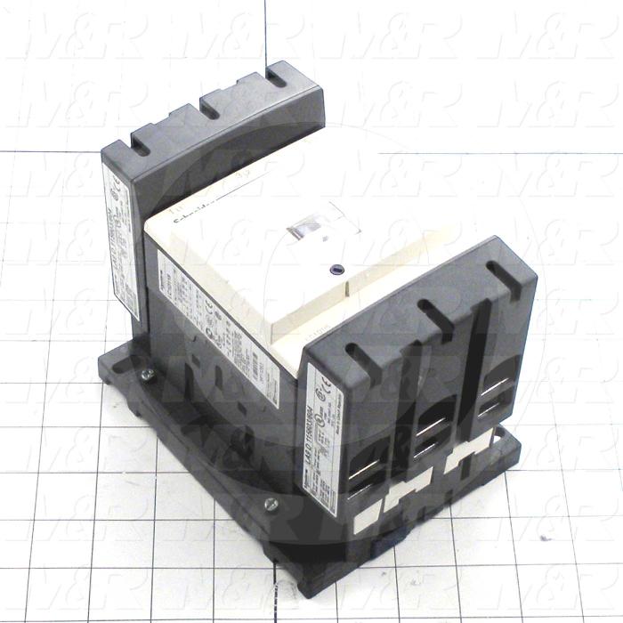 Contactor, 2 Poles, 120VAC Coil, 120A, 600VAC, Screw Terminal Connection