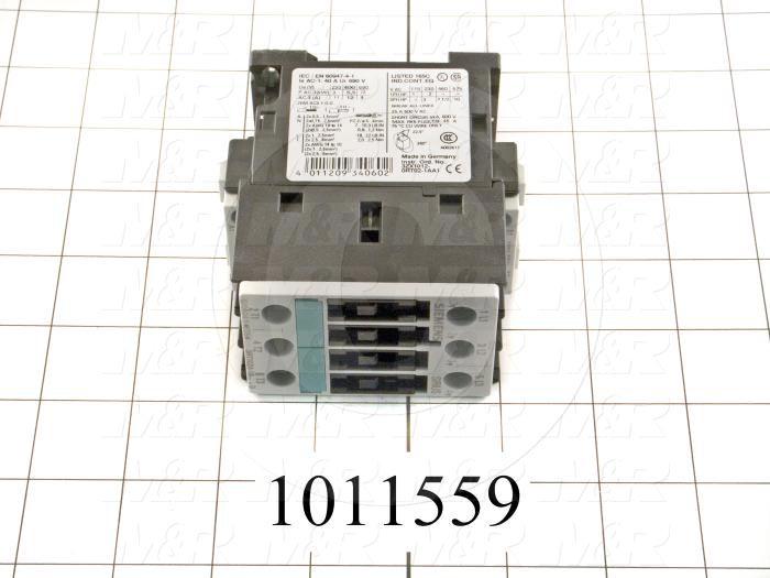 Contactor, 240VAC Coil, 35A, 3 HP @ 3PH 200VAC, 7.5 HP @ 3PH 460VAC, Screw Terminal Connection