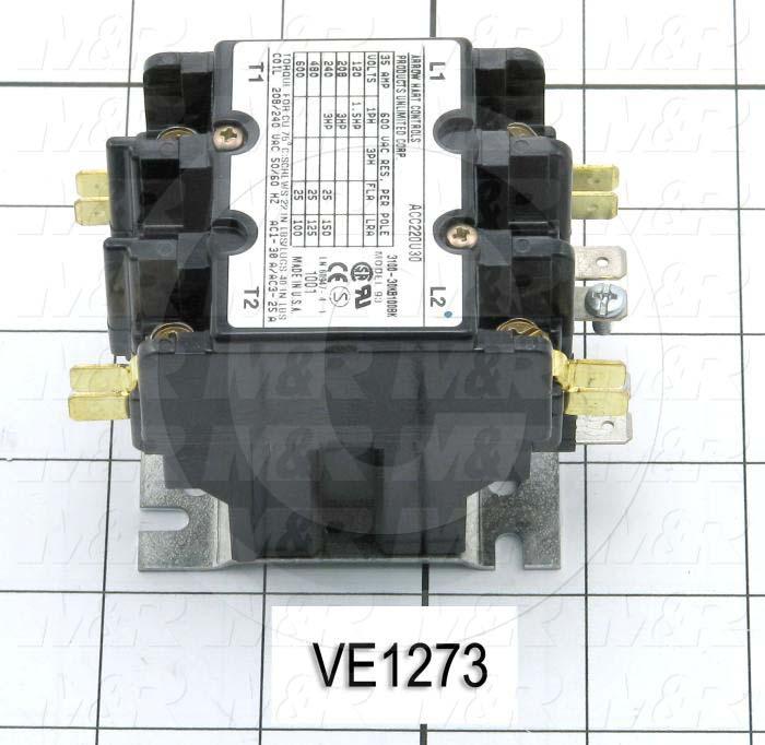 Contactor, 25A, 240VAC