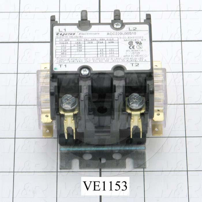 Contactor, 25A, 240VAC