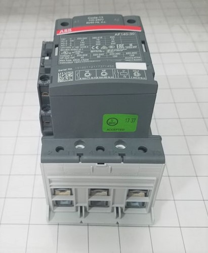 Contactor, 3 Poles, 100-250VAC/DC Coil, 200A, 690V, 1 NO Contacts, 1 NC Contacts