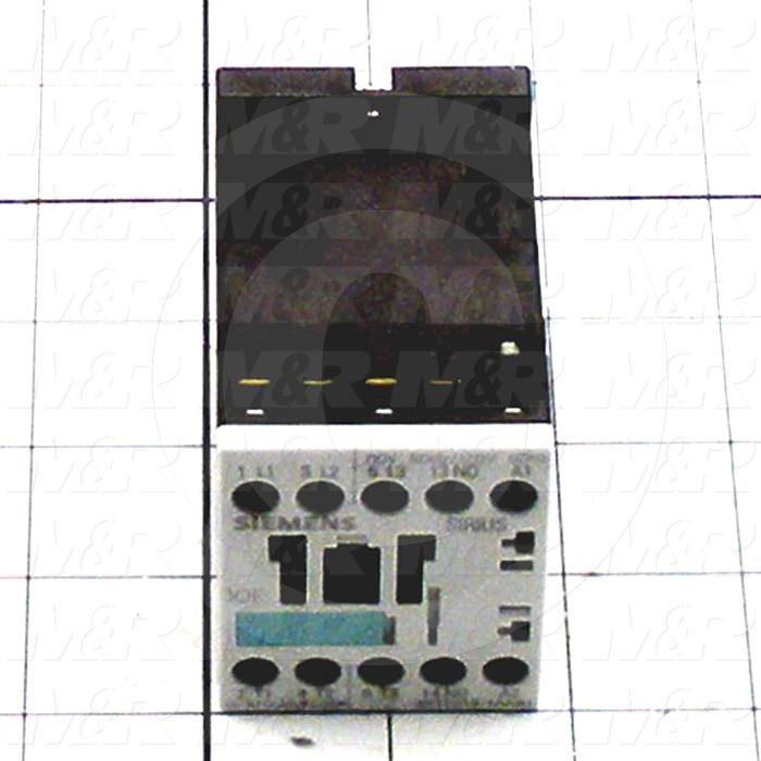 Contactor, 3 Poles, 120VAC Coil, 20A, 1.5 HP @ 3PH 200VAC, 575VAC, 3 HP @ 3PH 460VAC, 1 NO Contacts, Screw Terminal Connection