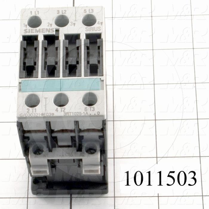 Contactor, 3 Poles, 240VAC Coil, 35A, 5 HP @ 3PH 200VAC, 575VAC, 10 HP @ 3PH 460VAC, Screw Terminal Connection