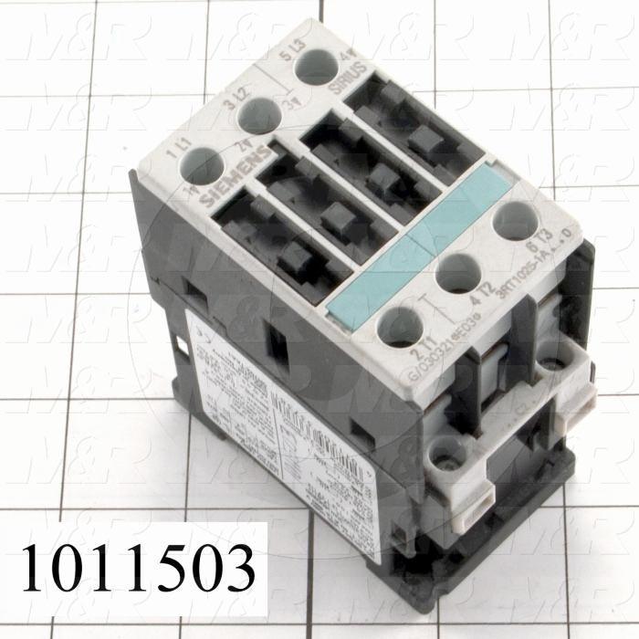 Contactor, 3 Poles, 240VAC Coil, 35A, 5 HP @ 3PH 200VAC, 575VAC, 10 HP @ 3PH 460VAC, Screw Terminal Connection