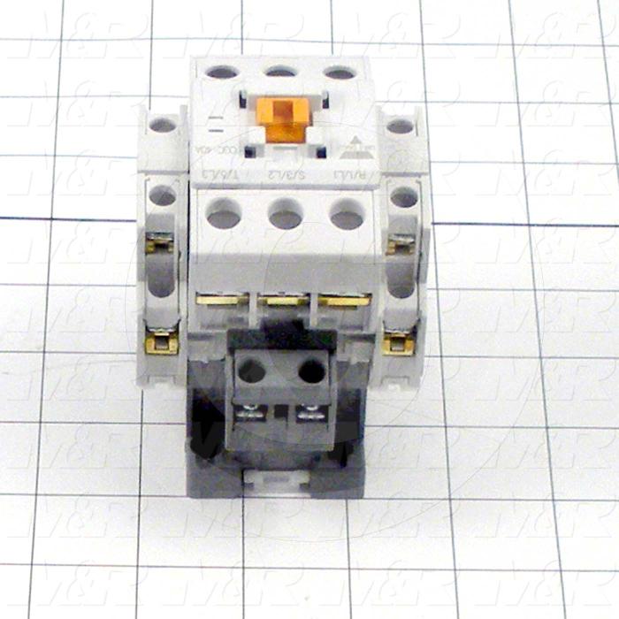 Contactor, 3 Poles, 240VAC Coil, 40A, 2 NO Contacts, 2 NC Contacts, Screw Terminal Connection