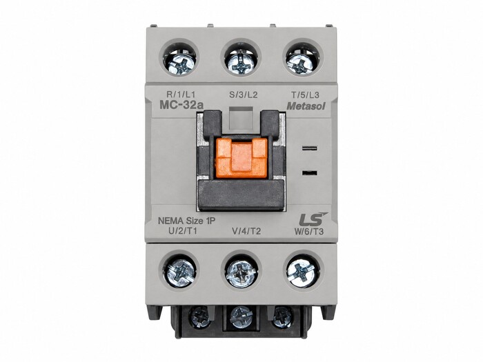 Contactor, 3 Poles, 240VAC Coil, 40A, 7.5 HP @ 3PH 200VAC, 575VAC, 15 HP @ 3PH 460VAC, 1 NO Contacts, 1 NC Contacts, Screw Terminal Connection