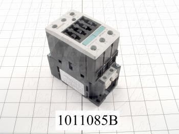 Contactor, 3 Poles, 24VAC Coil, 45A, 10 HP @ 3PH 200VAC, 575VAC, 25 HP @ 3PH 460VAC, Screw Terminal Connection