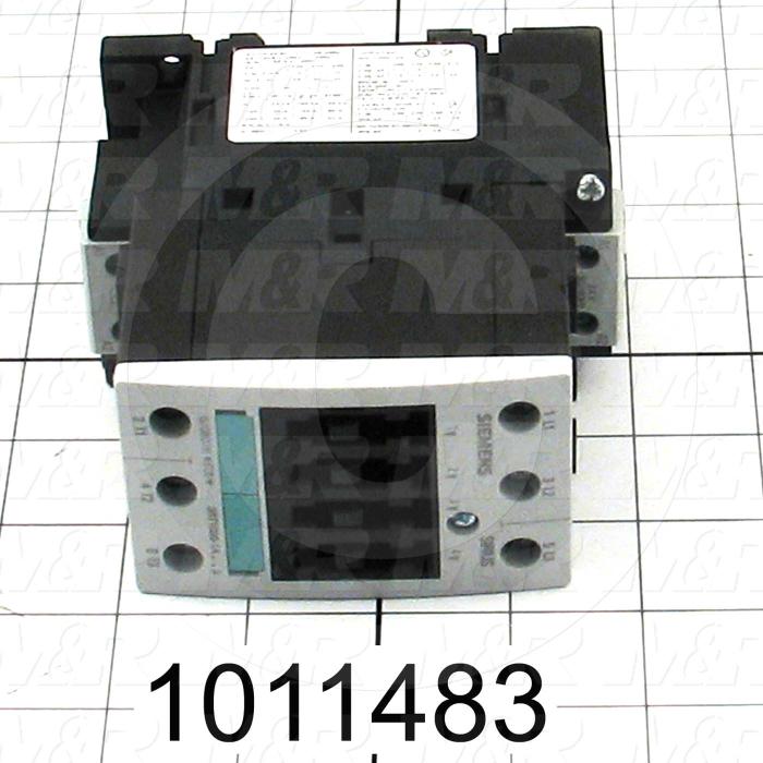 Contactor, 3 Poles, 24VAC Coil, 50A, 10 HP @ 3PH 200VAC, 575VAC, 40 HP @ 3PH 460VAC, Screw Terminal Connection