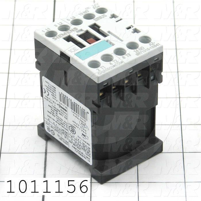 Contactor, 3 Poles, 24VDC Coil, 20A, 1.5 HP @ 3PH 200VAC, 575VAC, 3 HP @ 3PH 460VAC, 1 NO Contacts, Screw Terminal Connection