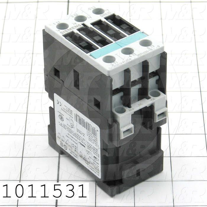 Contactor, 3 Poles, 24VDC Coil, 35A, 5 HP @ 3PH 200VAC, 575VAC, 10 HP @ 3PH 460VAC, Screw Terminal Connection