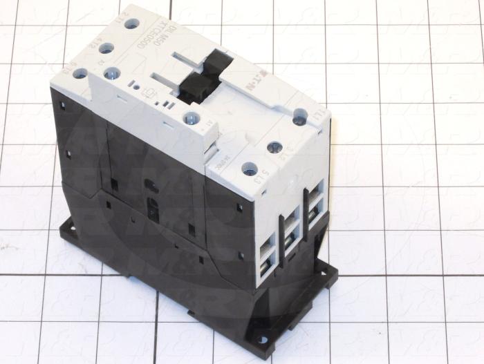 Contactor, 3 Poles, 24VDC Coil, 85A, 15 HP @ 3PH 200VAC, 575VAC, 30 HP @ 3PH 460VAC, Screw Terminal Connection