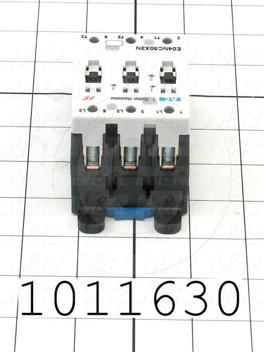 Contactor, 3 Poles, 24VDC Coil, 85A, 15 HP @ 3PH 200VAC, 575VAC, 30 HP @ 3PH 460VAC, Screw Terminal Connection