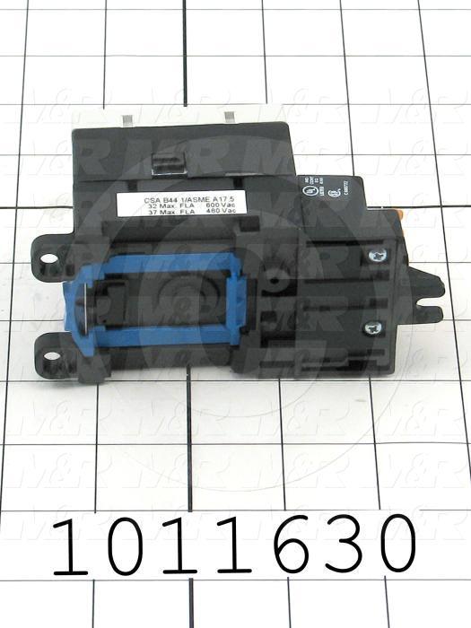 Contactor, 3 Poles, 24VDC Coil, 85A, 15 HP @ 3PH 200VAC, 575VAC, 30 HP @ 3PH 460VAC, Screw Terminal Connection