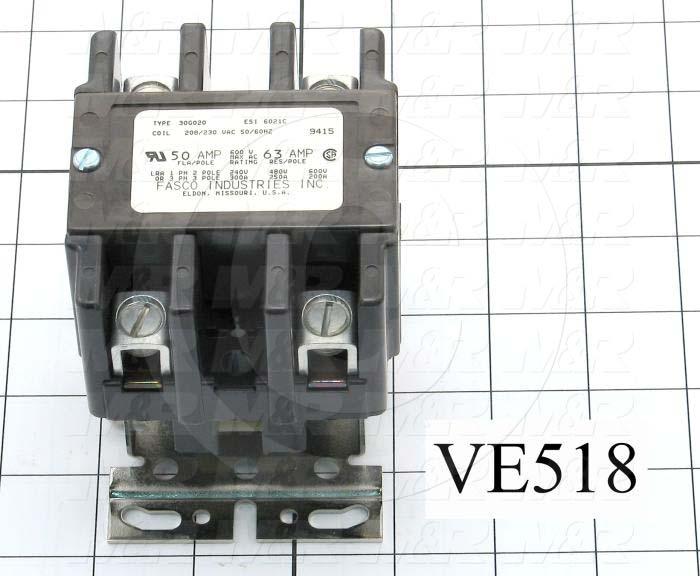 Contactor, 50A, 240VAC