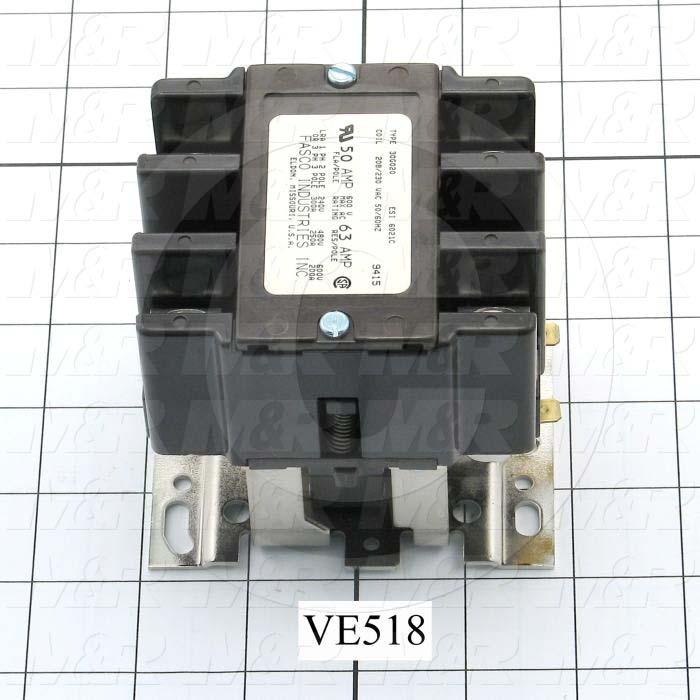 Contactor, 50A, 240VAC